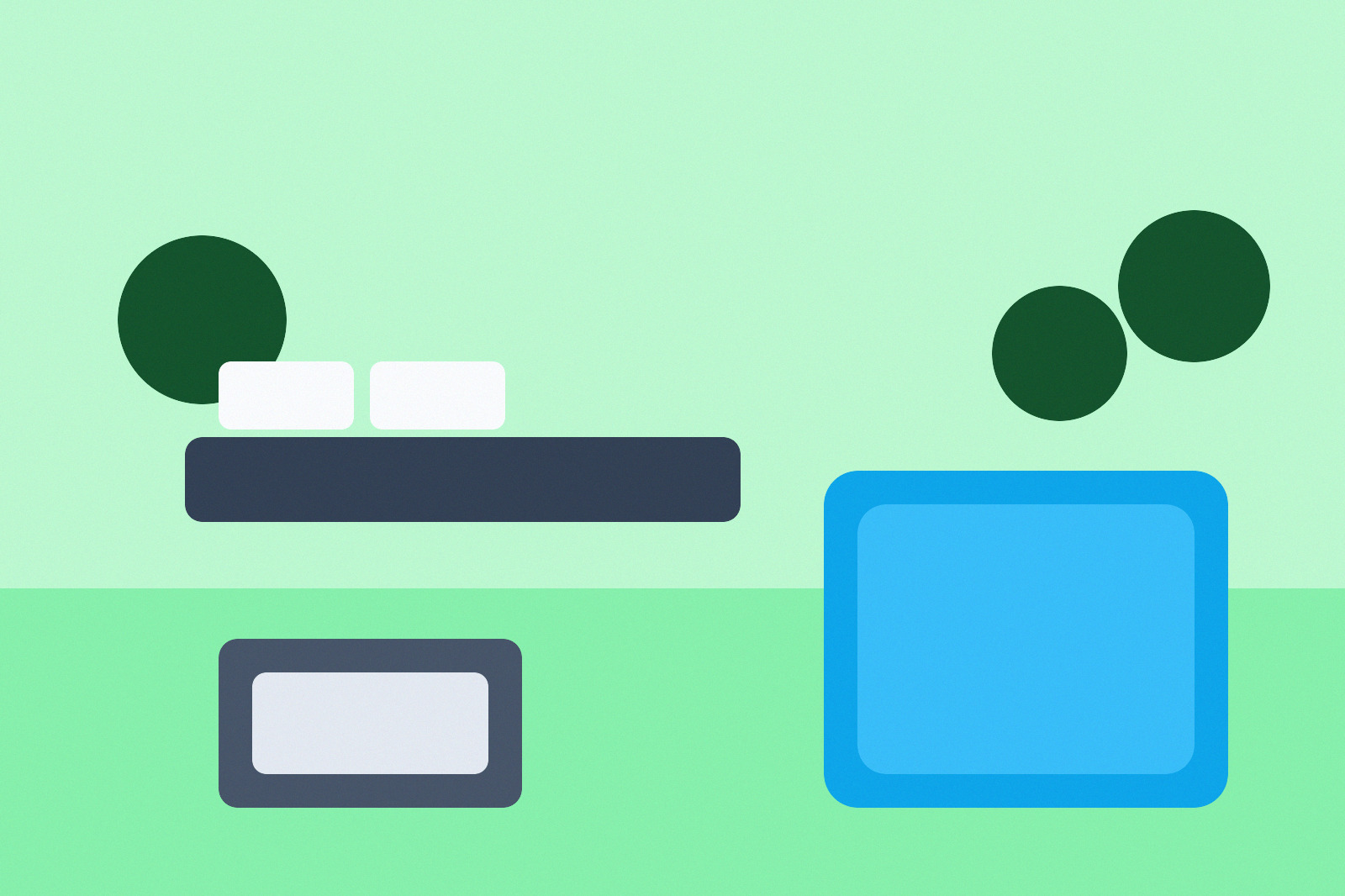 פינת חצר רגועה ליד אמבטיית קור